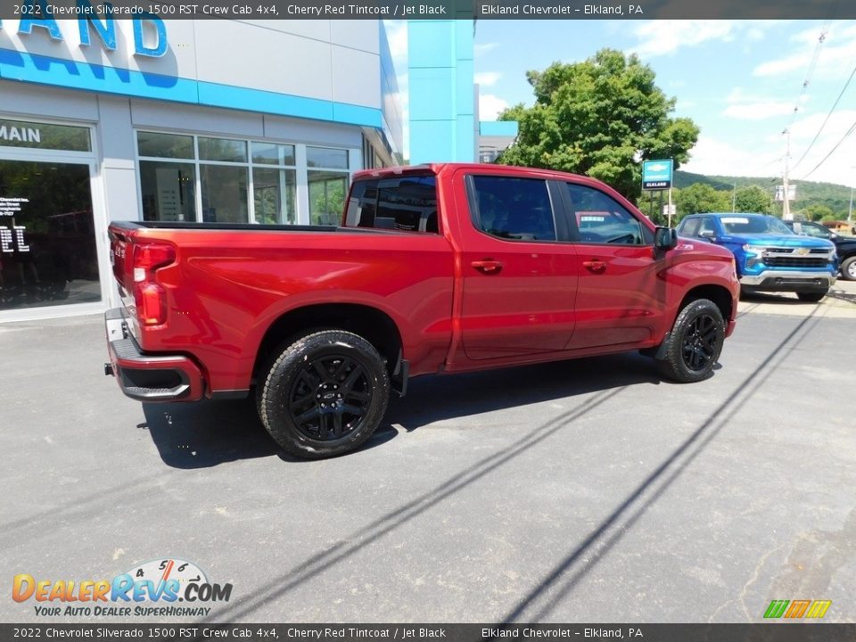 2022 Chevrolet Silverado 1500 RST Crew Cab 4x4 Cherry Red Tintcoat / Jet Black Photo #3