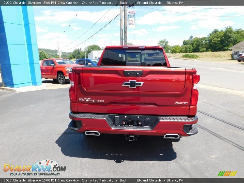 2022 Chevrolet Silverado 1500 RST Crew Cab 4x4 Cherry Red Tintcoat / Jet Black Photo #4