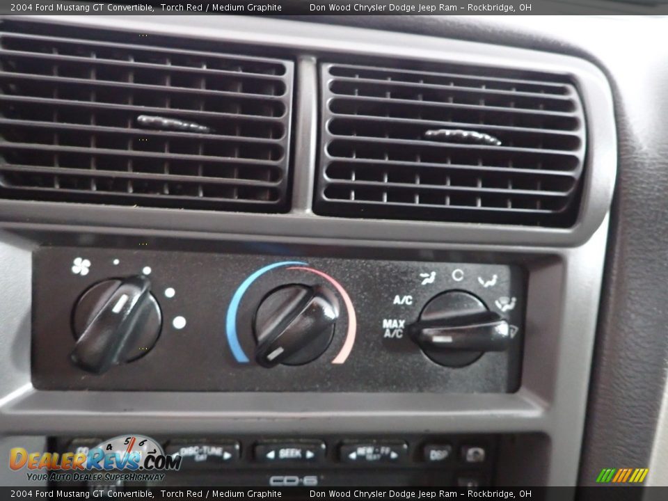 2004 Ford Mustang GT Convertible Torch Red / Medium Graphite Photo #15