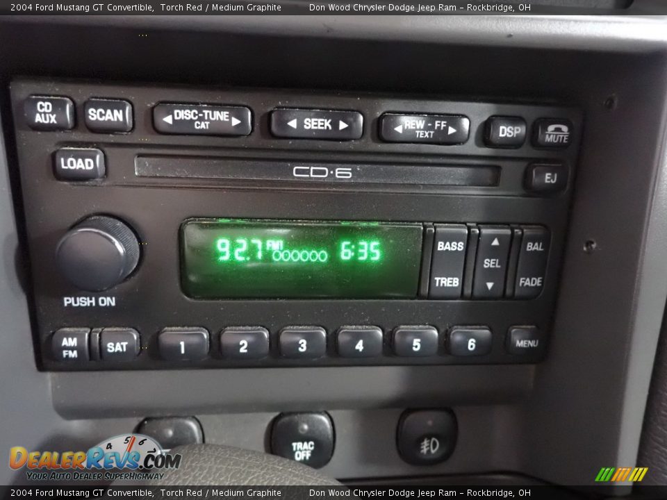 2004 Ford Mustang GT Convertible Torch Red / Medium Graphite Photo #16