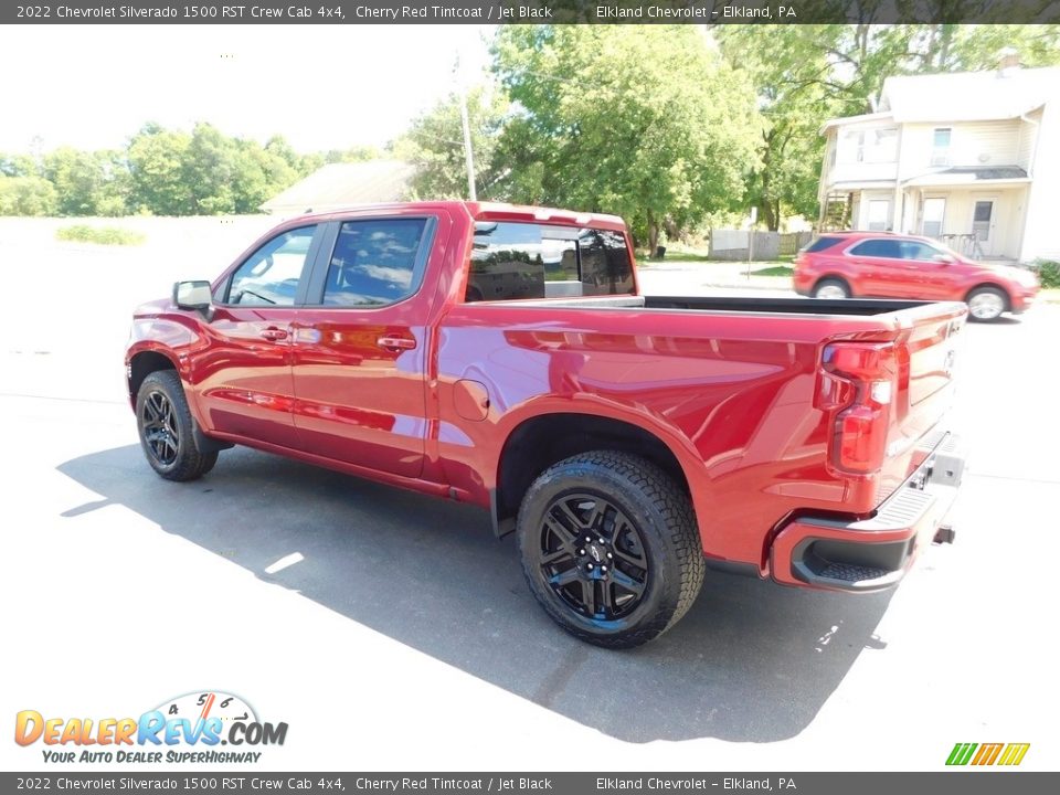 2022 Chevrolet Silverado 1500 RST Crew Cab 4x4 Cherry Red Tintcoat / Jet Black Photo #7