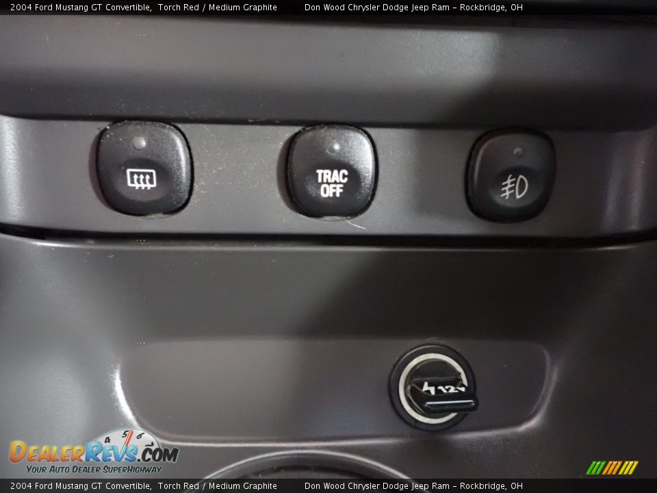 2004 Ford Mustang GT Convertible Torch Red / Medium Graphite Photo #17