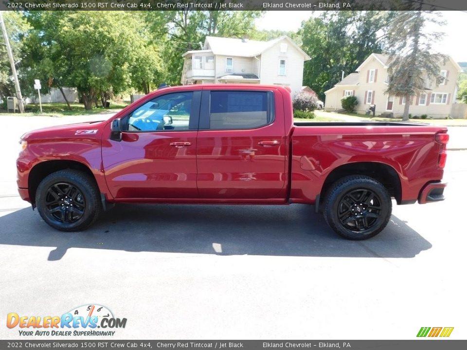 2022 Chevrolet Silverado 1500 RST Crew Cab 4x4 Cherry Red Tintcoat / Jet Black Photo #8