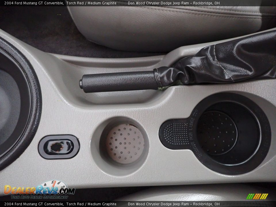 2004 Ford Mustang GT Convertible Torch Red / Medium Graphite Photo #18