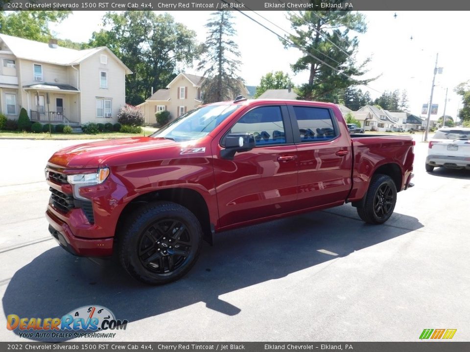 2022 Chevrolet Silverado 1500 RST Crew Cab 4x4 Cherry Red Tintcoat / Jet Black Photo #9