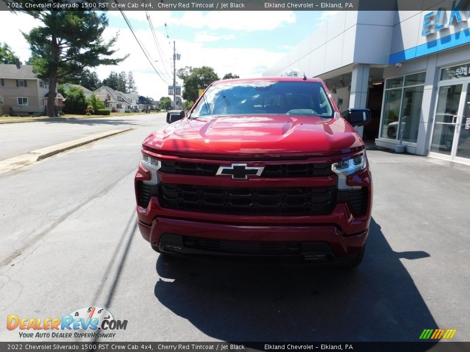 2022 Chevrolet Silverado 1500 RST Crew Cab 4x4 Cherry Red Tintcoat / Jet Black Photo #10