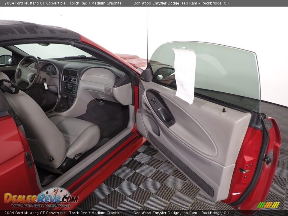 2004 Ford Mustang GT Convertible Torch Red / Medium Graphite Photo #21