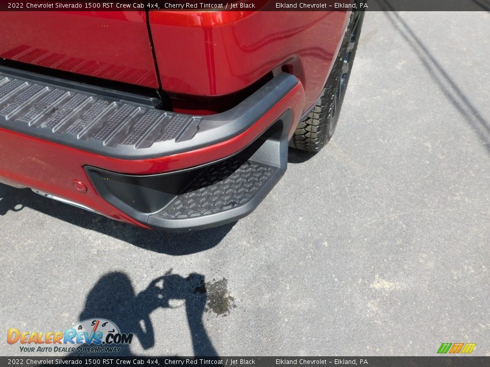 2022 Chevrolet Silverado 1500 RST Crew Cab 4x4 Cherry Red Tintcoat / Jet Black Photo #13