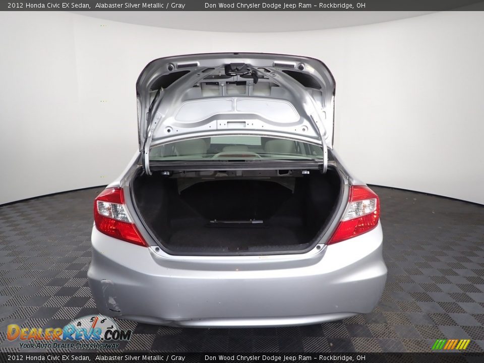 2012 Honda Civic EX Sedan Alabaster Silver Metallic / Gray Photo #6