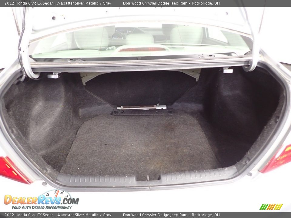 2012 Honda Civic EX Sedan Alabaster Silver Metallic / Gray Photo #7