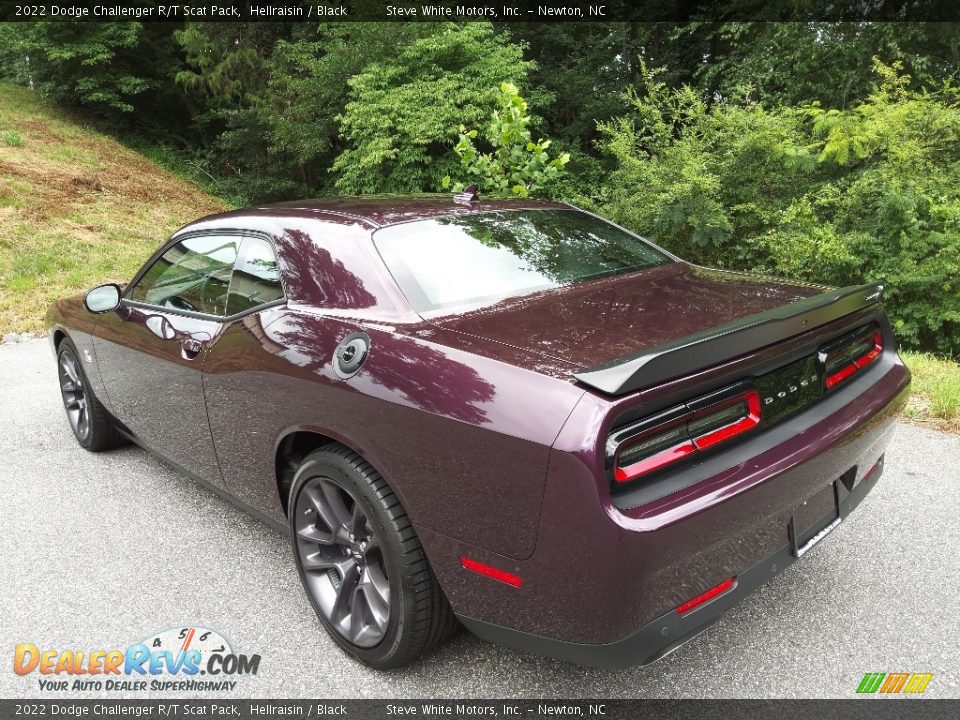 2022 Dodge Challenger R/T Scat Pack Hellraisin / Black Photo #8