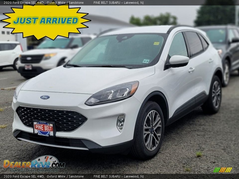 2020 Ford Escape SEL 4WD Oxford White / Sandstone Photo #1