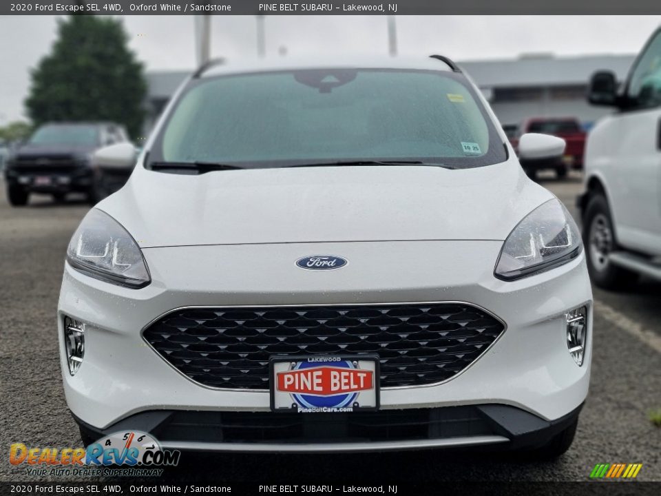 2020 Ford Escape SEL 4WD Oxford White / Sandstone Photo #2