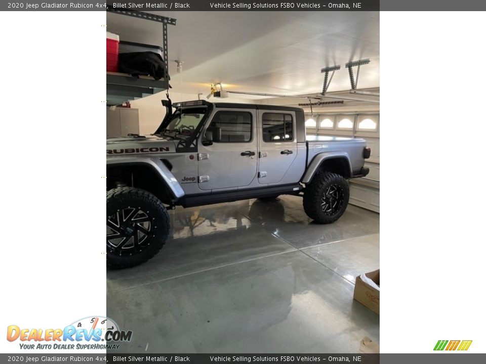 2020 Jeep Gladiator Rubicon 4x4 Billet Silver Metallic / Black Photo #2