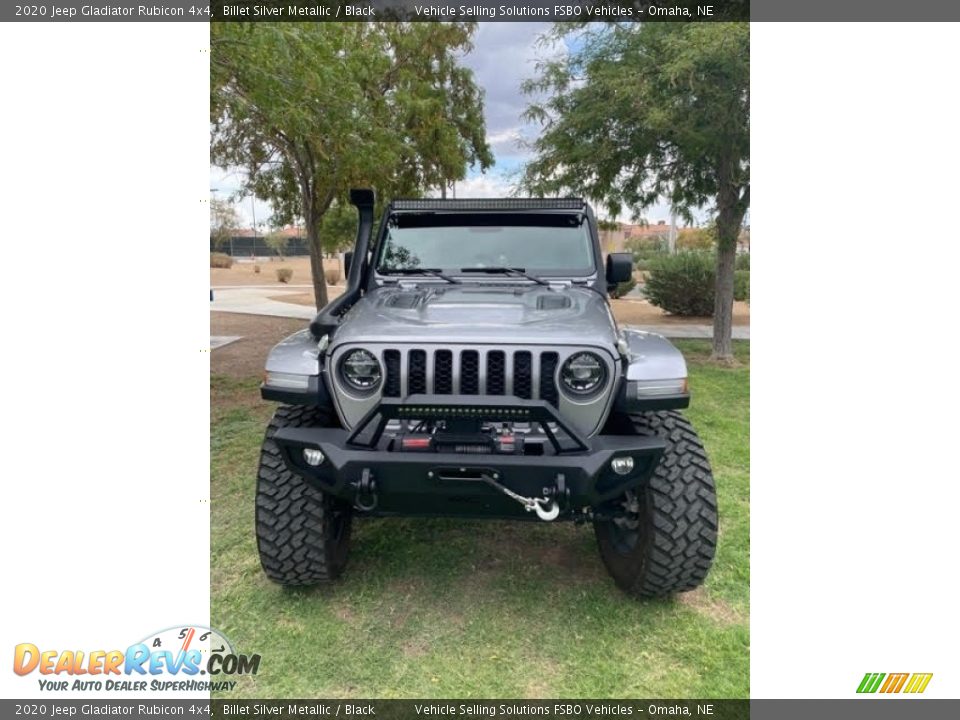 2020 Jeep Gladiator Rubicon 4x4 Billet Silver Metallic / Black Photo #9