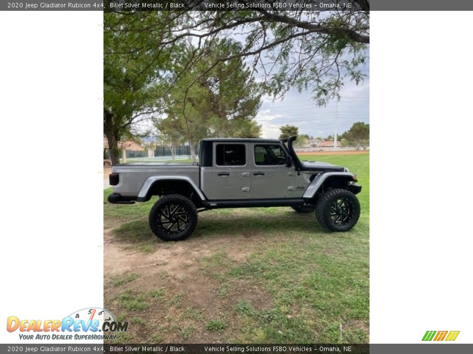 2020 Jeep Gladiator Rubicon 4x4 Billet Silver Metallic / Black Photo #11