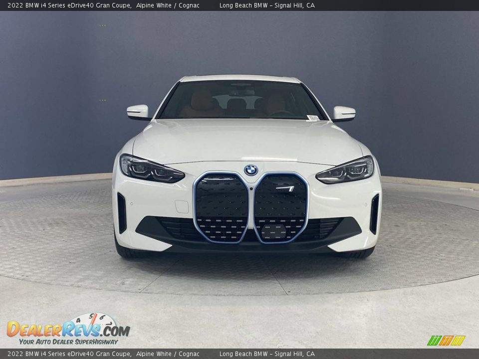 2022 BMW i4 Series eDrive40 Gran Coupe Alpine White / Cognac Photo #2