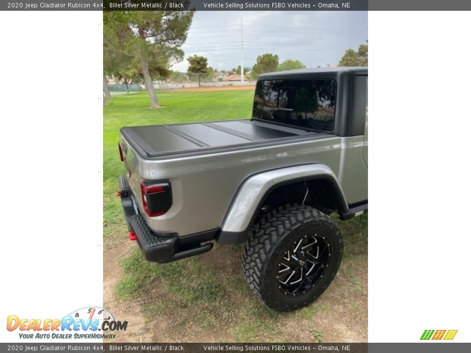 2020 Jeep Gladiator Rubicon 4x4 Billet Silver Metallic / Black Photo #17