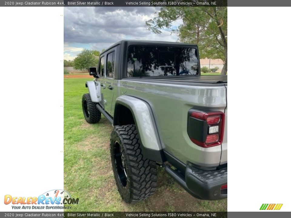 2020 Jeep Gladiator Rubicon 4x4 Billet Silver Metallic / Black Photo #19