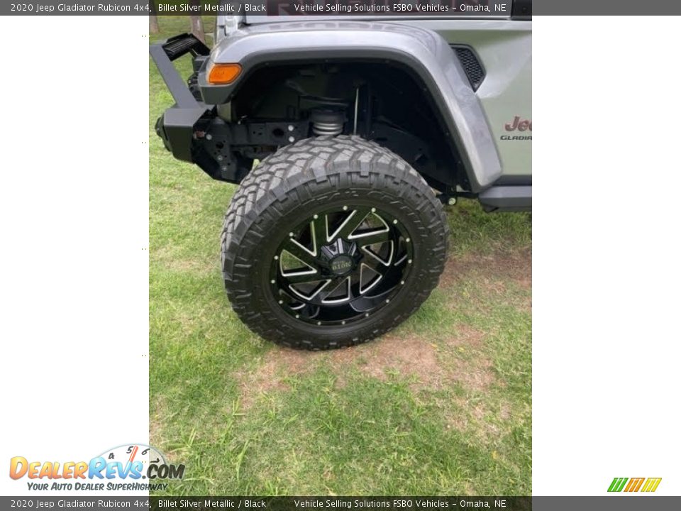 2020 Jeep Gladiator Rubicon 4x4 Billet Silver Metallic / Black Photo #21