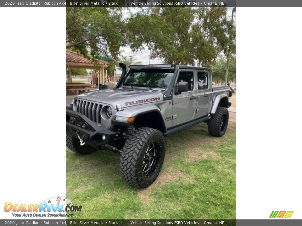 2020 Jeep Gladiator Rubicon 4x4 Billet Silver Metallic / Black Photo #22