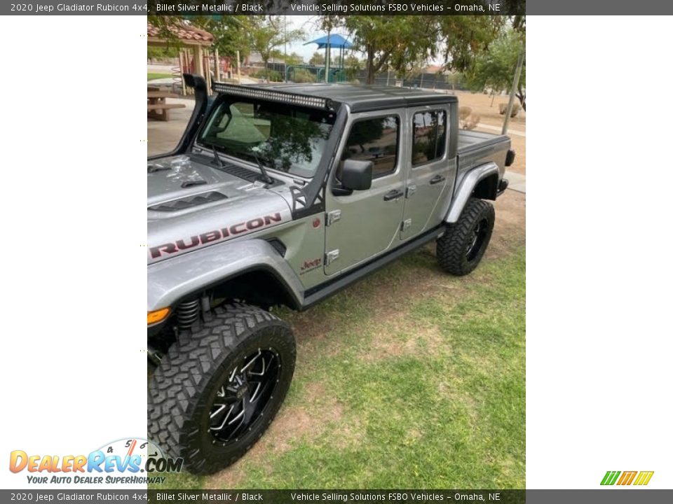 2020 Jeep Gladiator Rubicon 4x4 Billet Silver Metallic / Black Photo #23