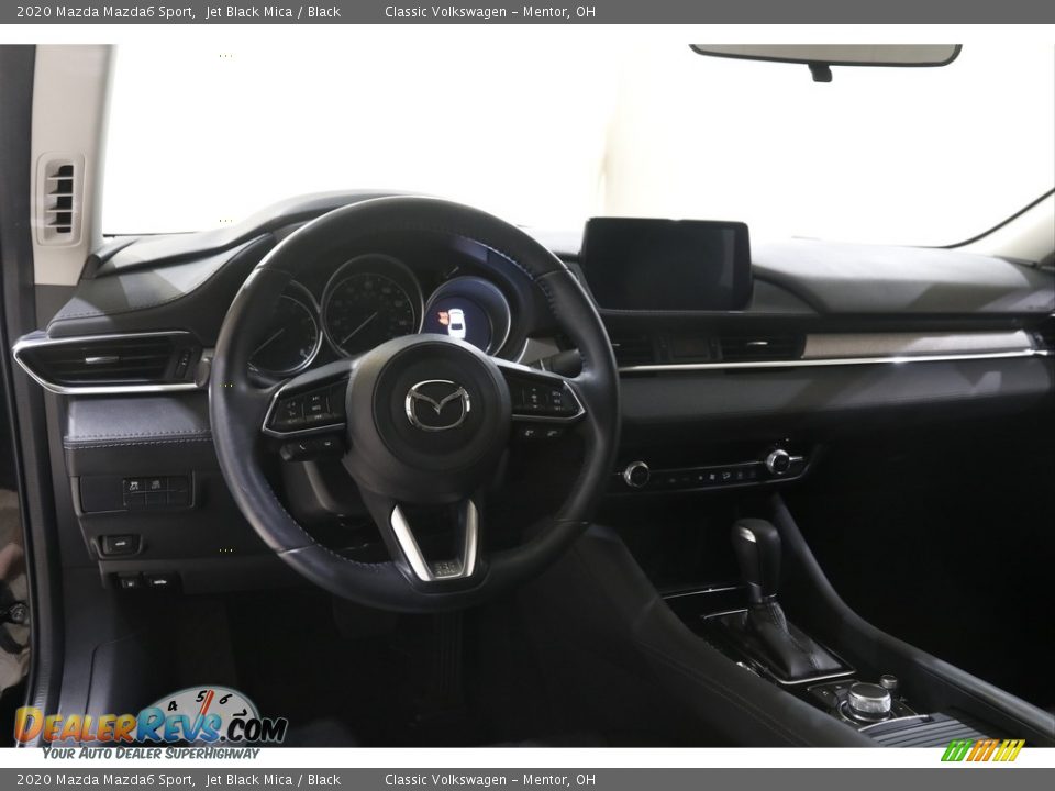 2020 Mazda Mazda6 Sport Jet Black Mica / Black Photo #6