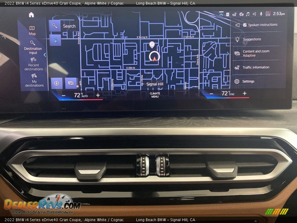 Navigation of 2022 BMW i4 Series eDrive40 Gran Coupe Photo #19