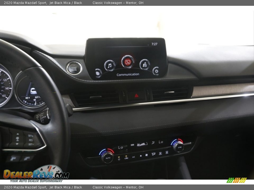 2020 Mazda Mazda6 Sport Jet Black Mica / Black Photo #9