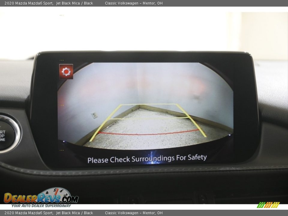 2020 Mazda Mazda6 Sport Jet Black Mica / Black Photo #12
