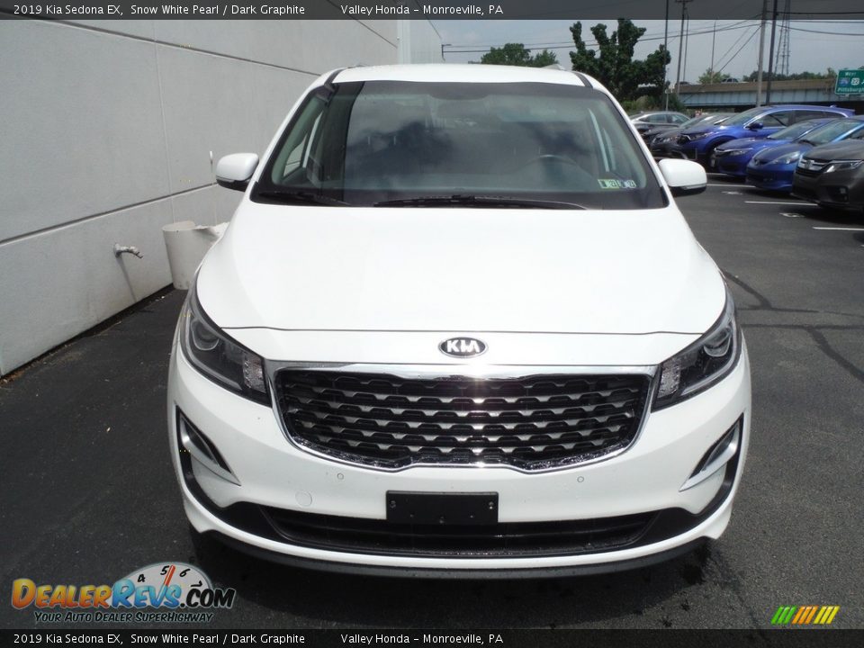 2019 Kia Sedona EX Snow White Pearl / Dark Graphite Photo #4