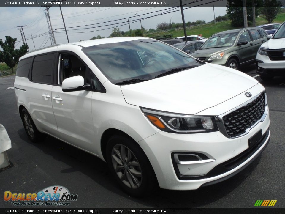 2019 Kia Sedona EX Snow White Pearl / Dark Graphite Photo #5