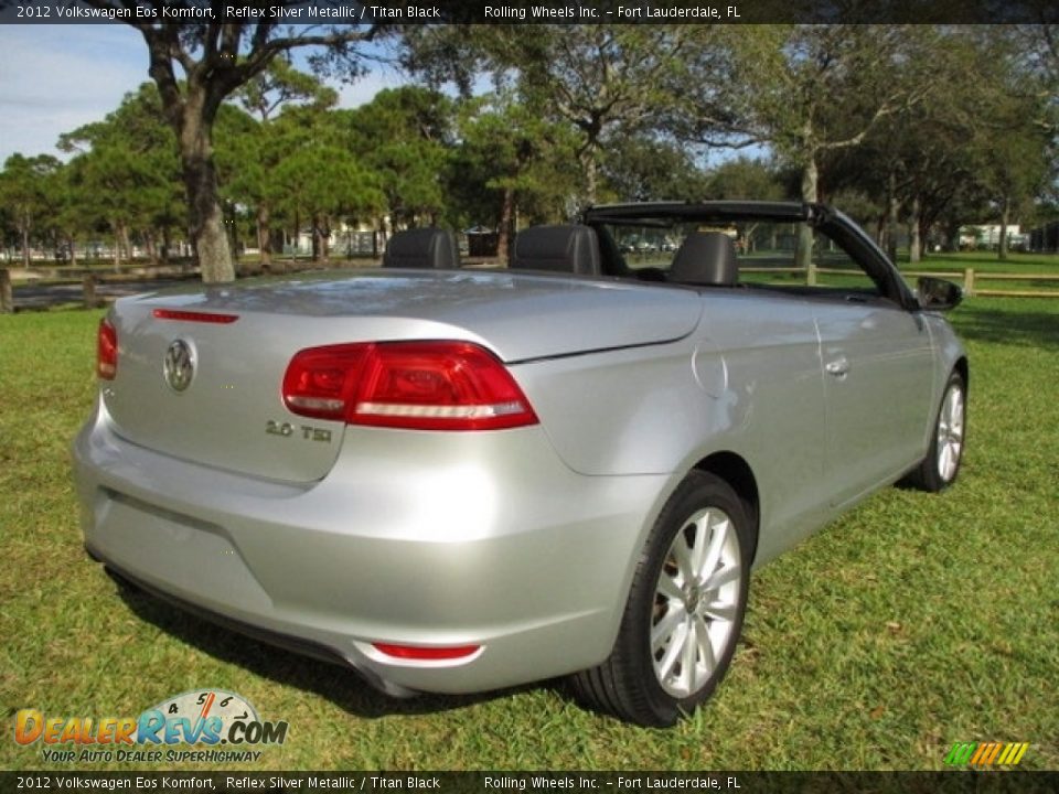 2012 Volkswagen Eos Komfort Reflex Silver Metallic / Titan Black Photo #1