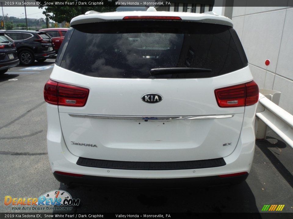 2019 Kia Sedona EX Snow White Pearl / Dark Graphite Photo #7