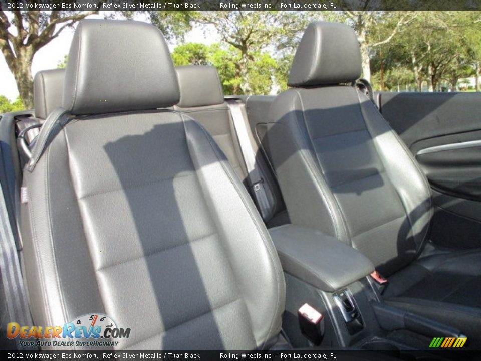 2012 Volkswagen Eos Komfort Reflex Silver Metallic / Titan Black Photo #23