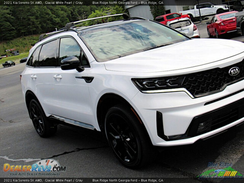 2021 Kia Sorento SX AWD Glacial White Pearl / Gray Photo #29