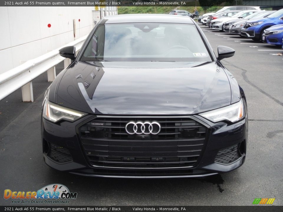 2021 Audi A6 55 Premium quattro Firmament Blue Metallic / Black Photo #4