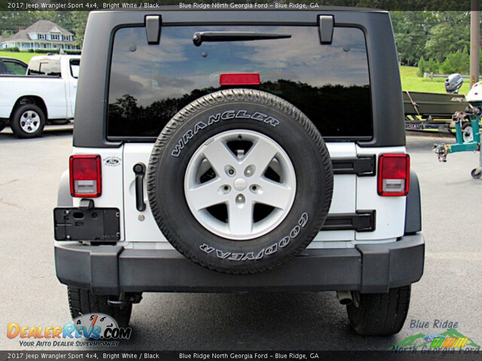 2017 Jeep Wrangler Sport 4x4 Bright White / Black Photo #4