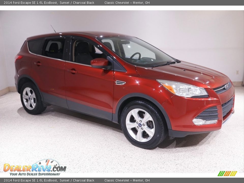 2014 Ford Escape SE 1.6L EcoBoost Sunset / Charcoal Black Photo #1