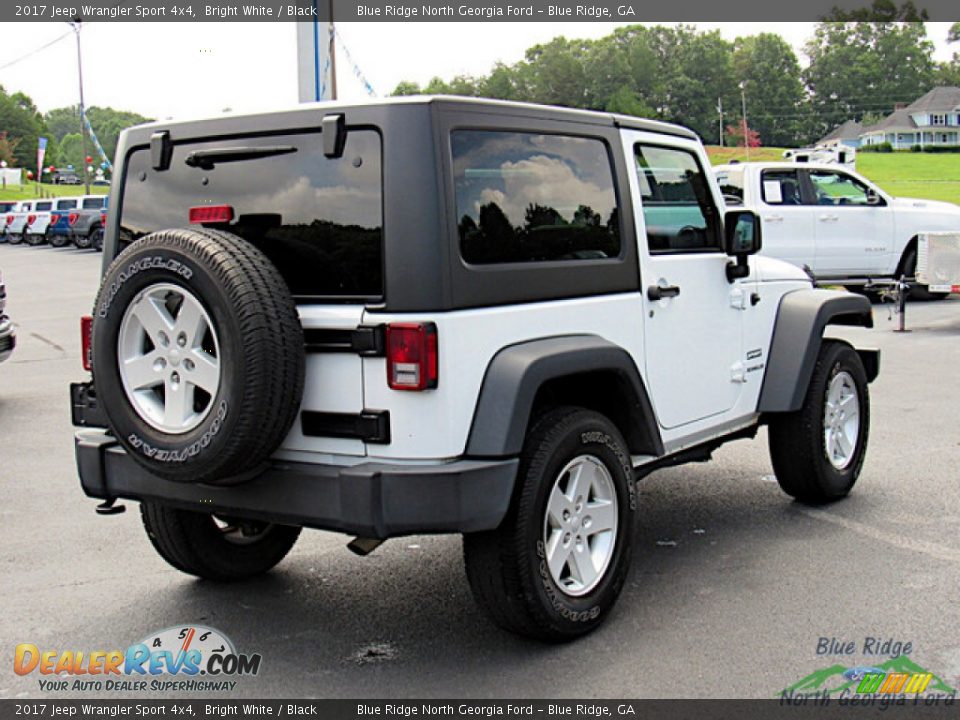 2017 Jeep Wrangler Sport 4x4 Bright White / Black Photo #5