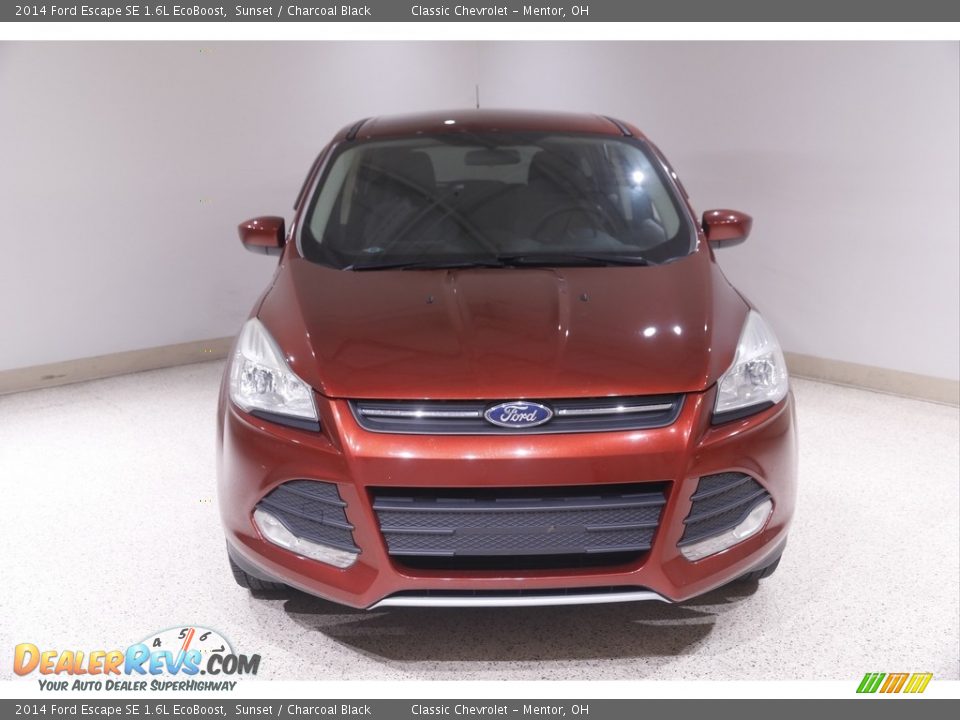 2014 Ford Escape SE 1.6L EcoBoost Sunset / Charcoal Black Photo #2