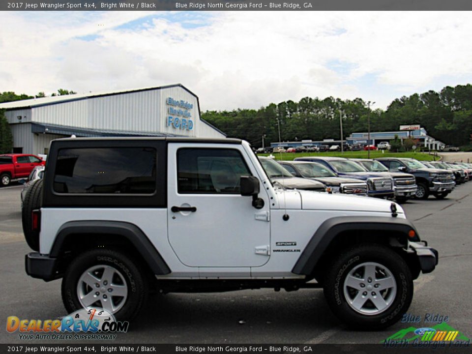 2017 Jeep Wrangler Sport 4x4 Bright White / Black Photo #6