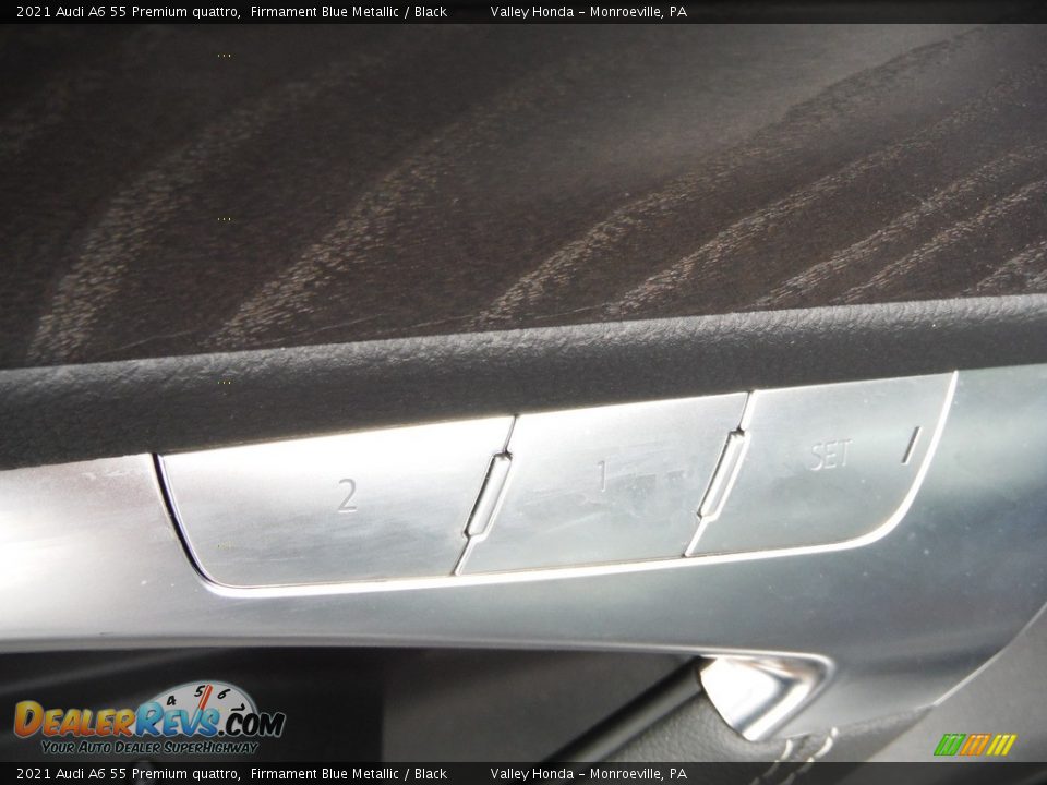 2021 Audi A6 55 Premium quattro Firmament Blue Metallic / Black Photo #12