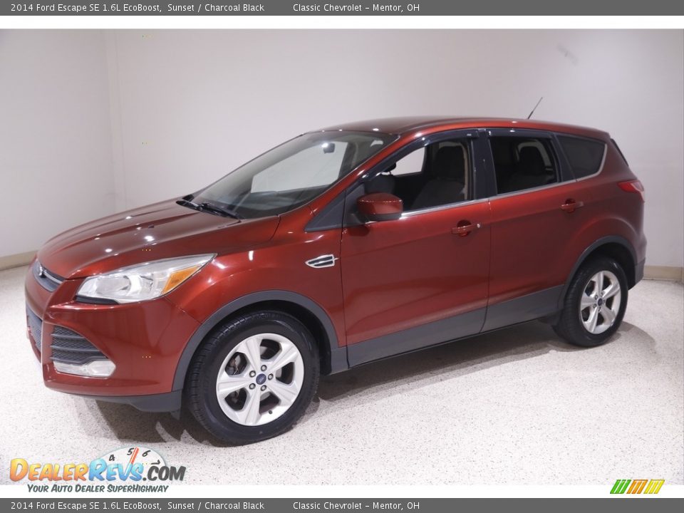 2014 Ford Escape SE 1.6L EcoBoost Sunset / Charcoal Black Photo #3