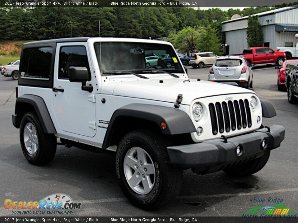 2017 Jeep Wrangler Sport 4x4 Bright White / Black Photo #7