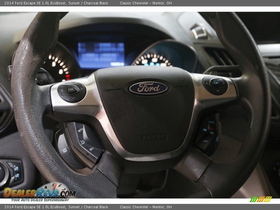 2014 Ford Escape SE 1.6L EcoBoost Sunset / Charcoal Black Photo #6