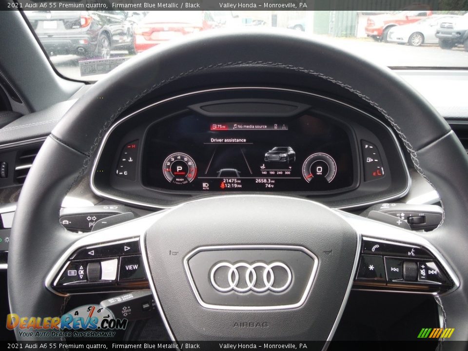 2021 Audi A6 55 Premium quattro Steering Wheel Photo #19