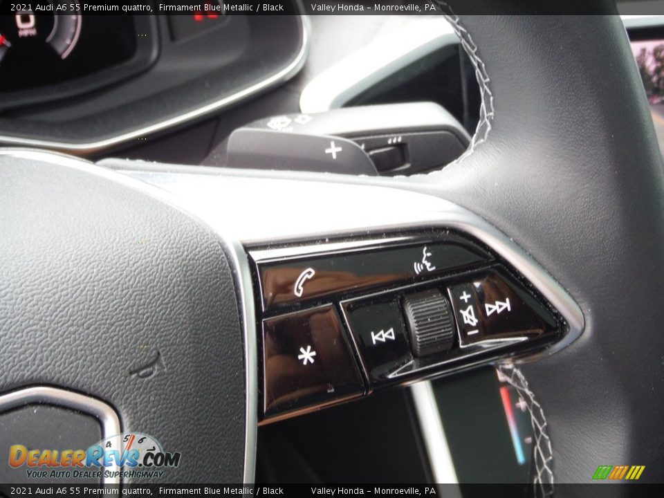 2021 Audi A6 55 Premium quattro Steering Wheel Photo #21