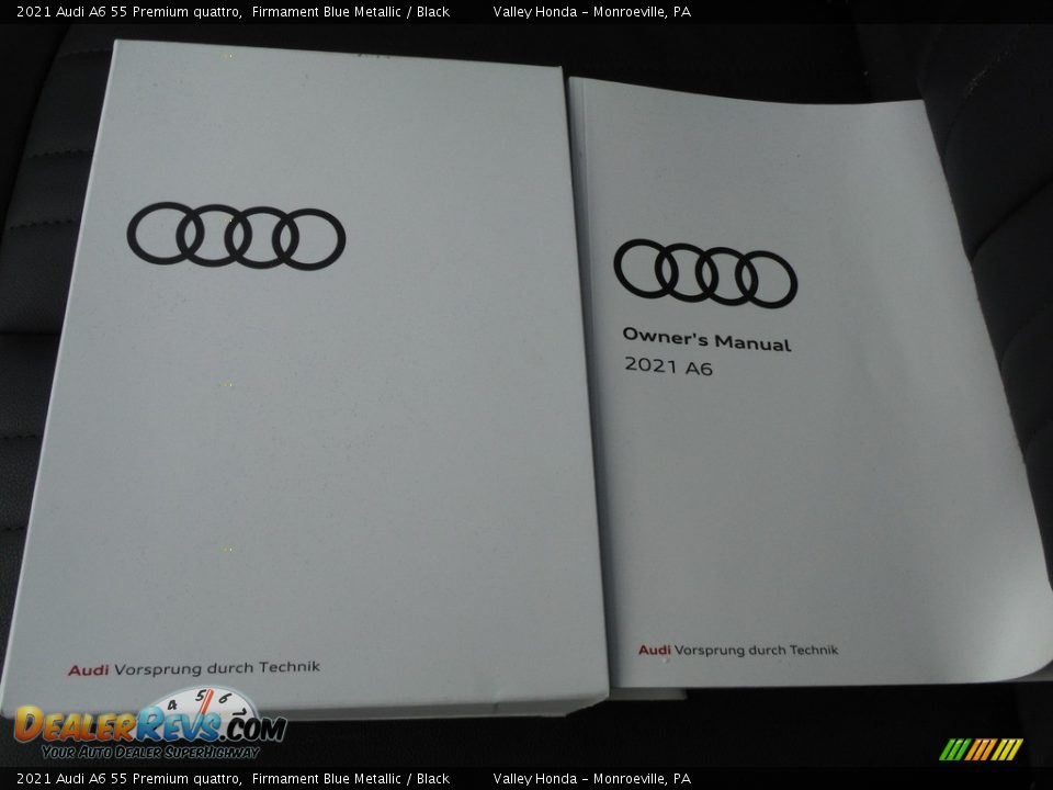 2021 Audi A6 55 Premium quattro Firmament Blue Metallic / Black Photo #22