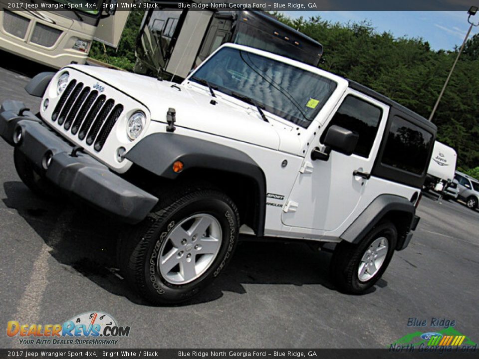 2017 Jeep Wrangler Sport 4x4 Bright White / Black Photo #20